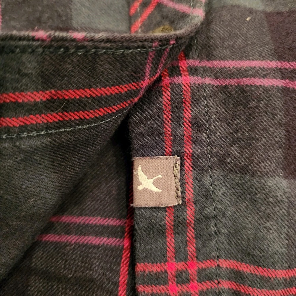 Eddie Bauer XL Classic Flannel Shirt Plaid Cozy Outdoor Preppy Rustic Holiday - Picture 16 of 16